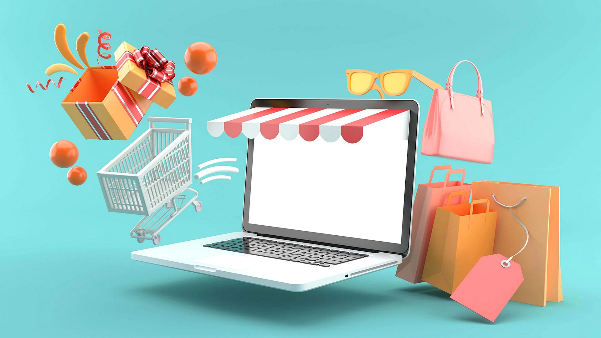 Shopping 3D Wallpaper