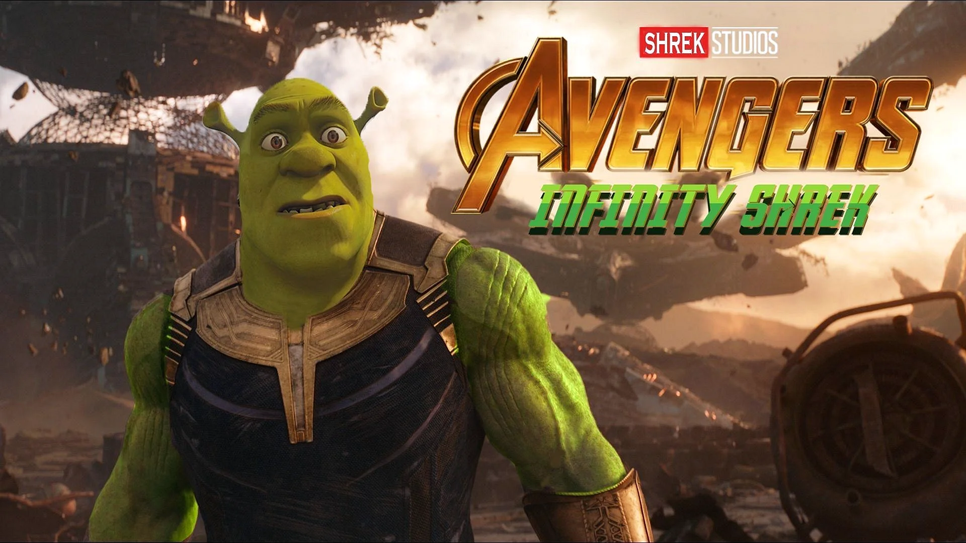 Shrek Thanos Wallpaper