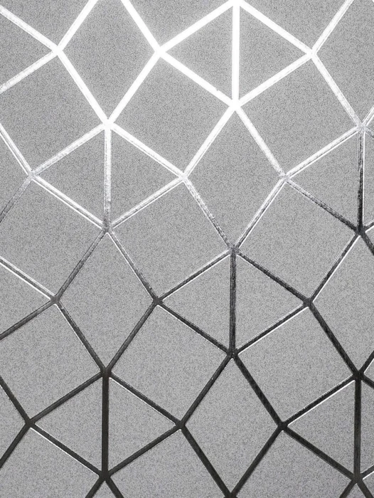 Silver Geometry Wallpaper