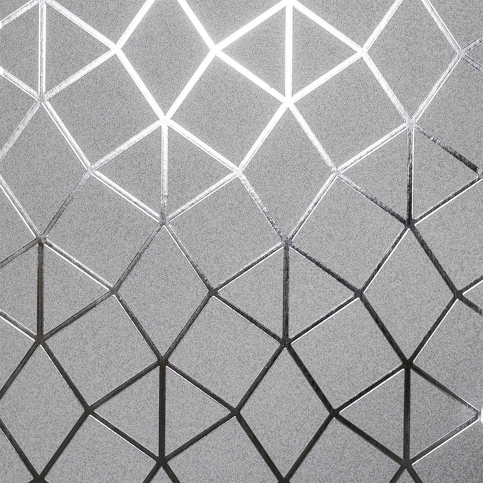 Silver Geometry Wallpaper