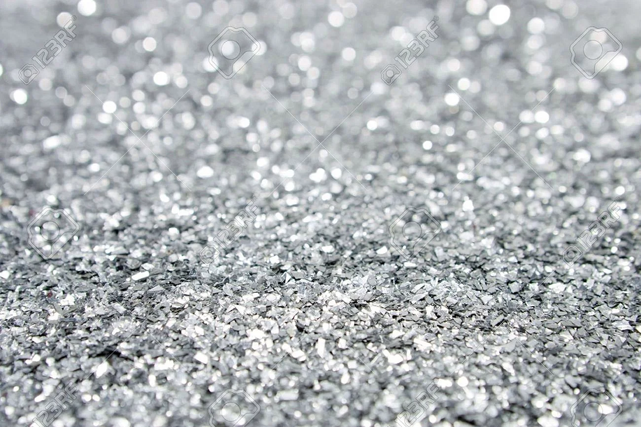 Silver Glitter Wallpaper