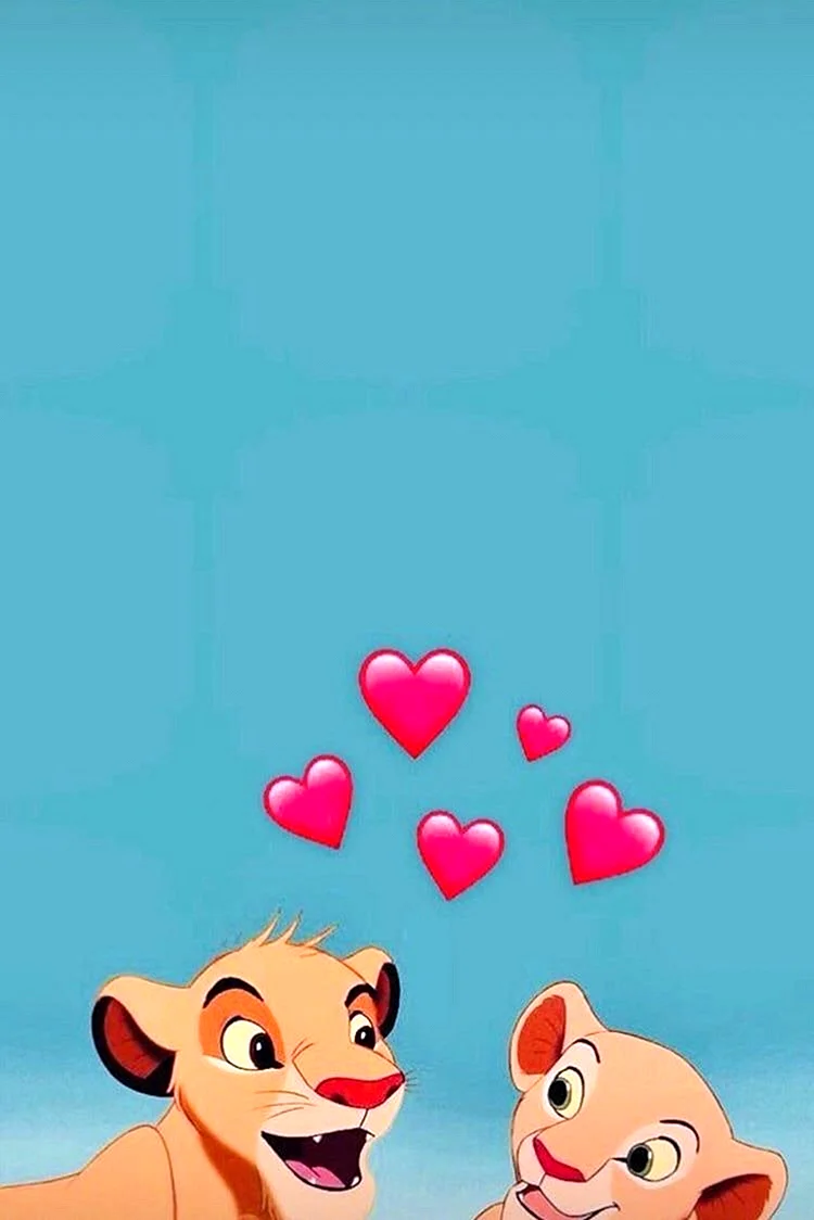 Simba Et Nala Wallpaper