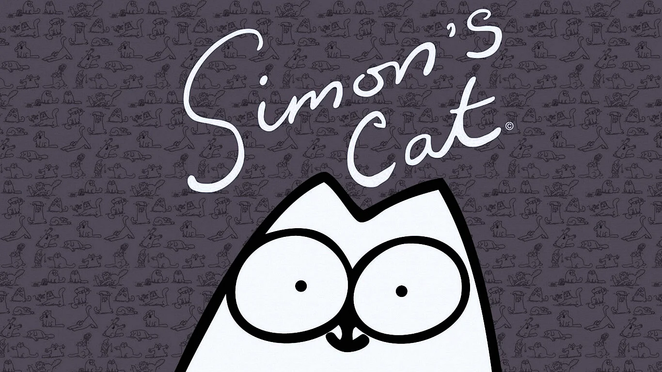 Simons Cat Background Wallpaper
