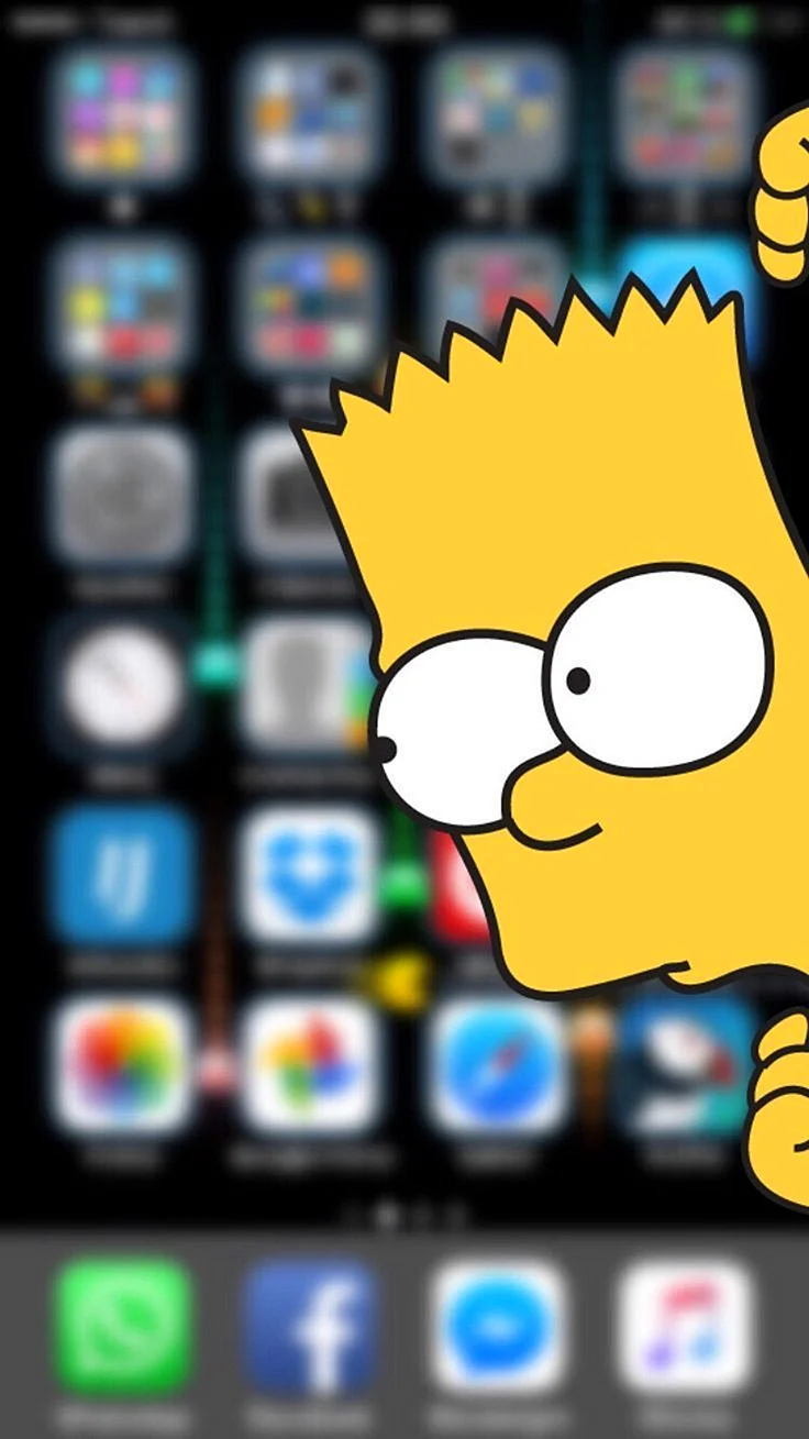 Simpsons Bart iPhone Wallpaper For iPhone