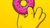 Simpsons Donut Wallpaper For iPhone