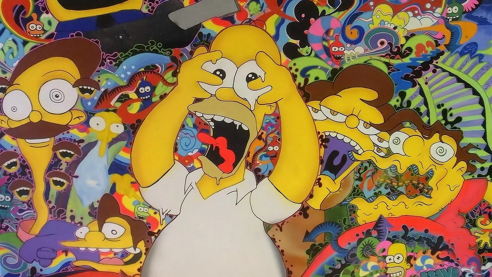 Simpsons Lsd Wallpaper