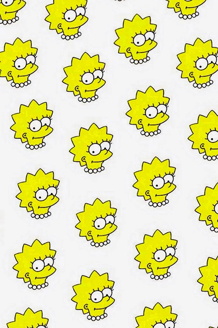Simpsons Pattern Wallpaper For iPhone