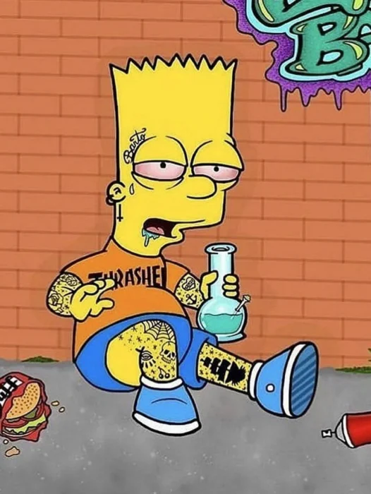 Simpson Weed Wallpaper