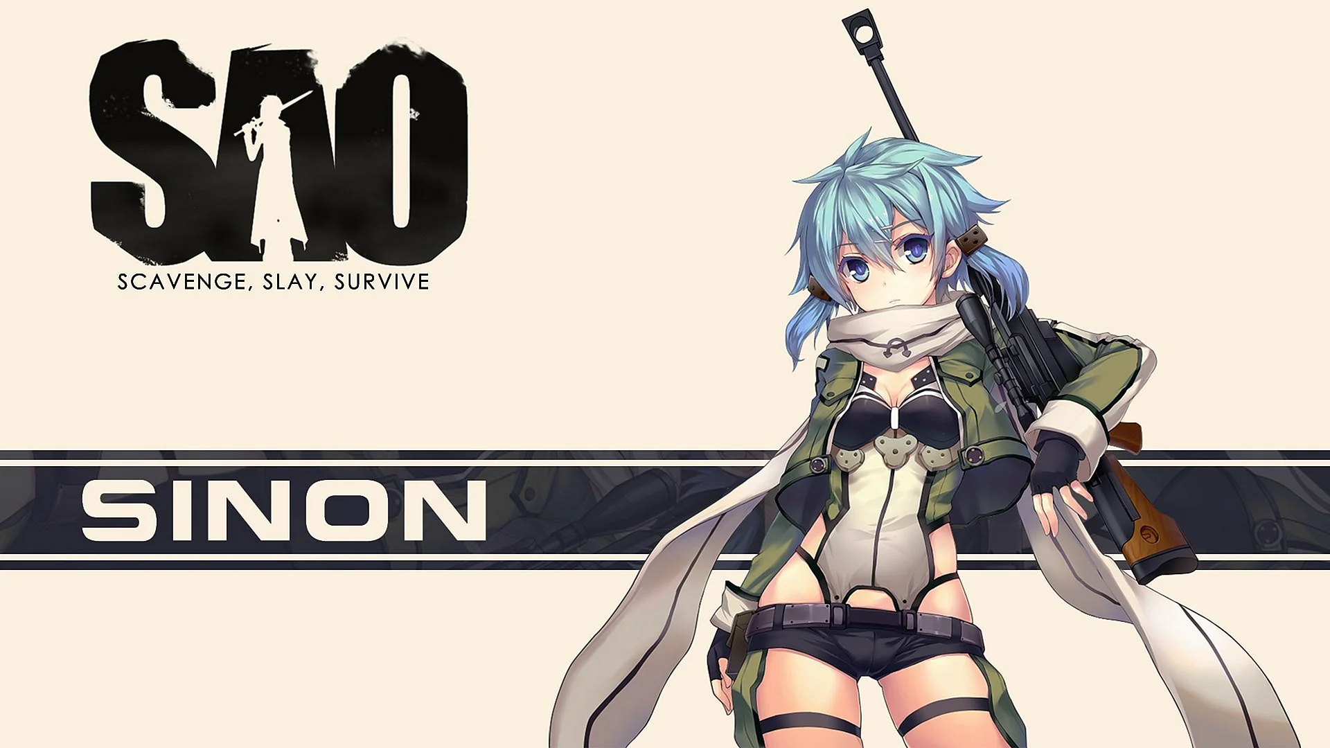 Sinon Sword Art Online Wallpaper