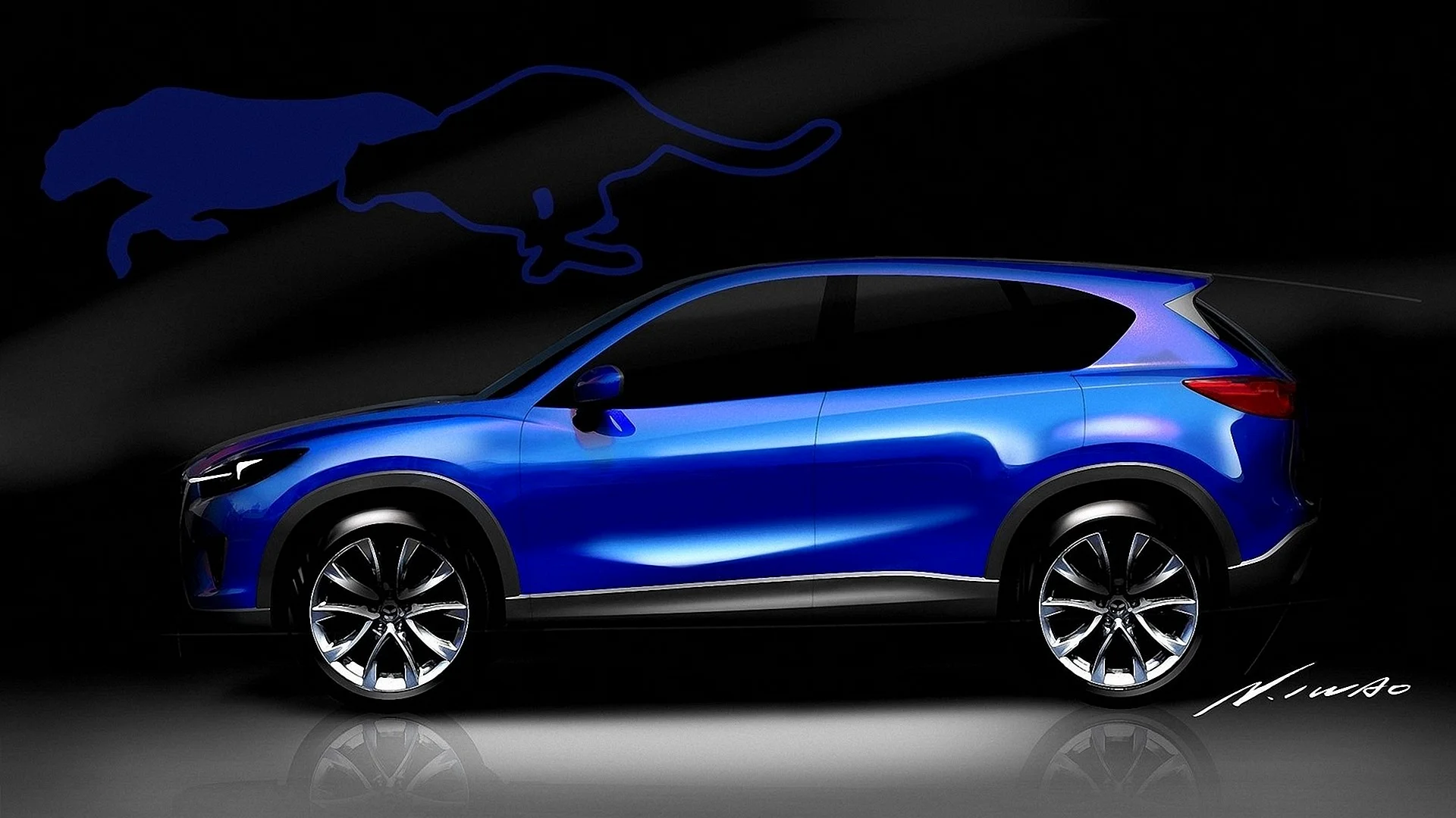 Sketch Mazda Cx-5 Wallpaper