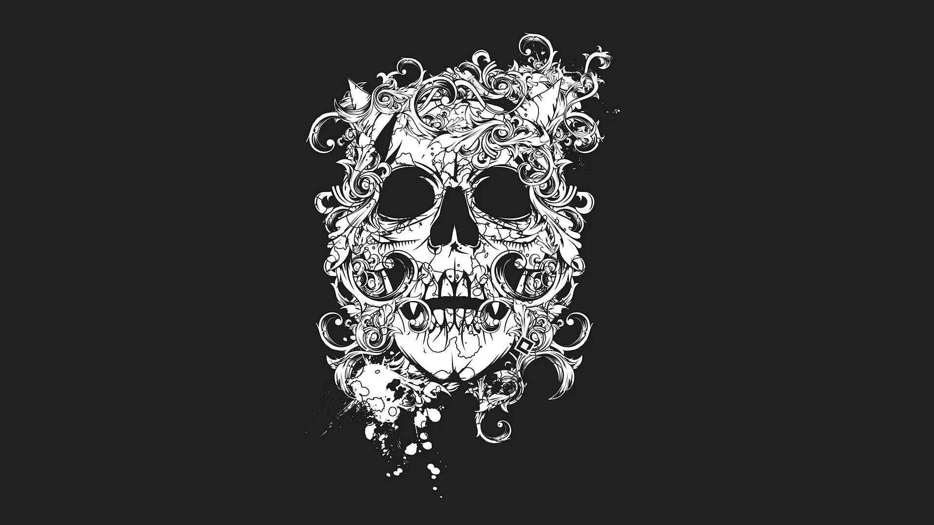 Skull De La Muerte Wallpaper