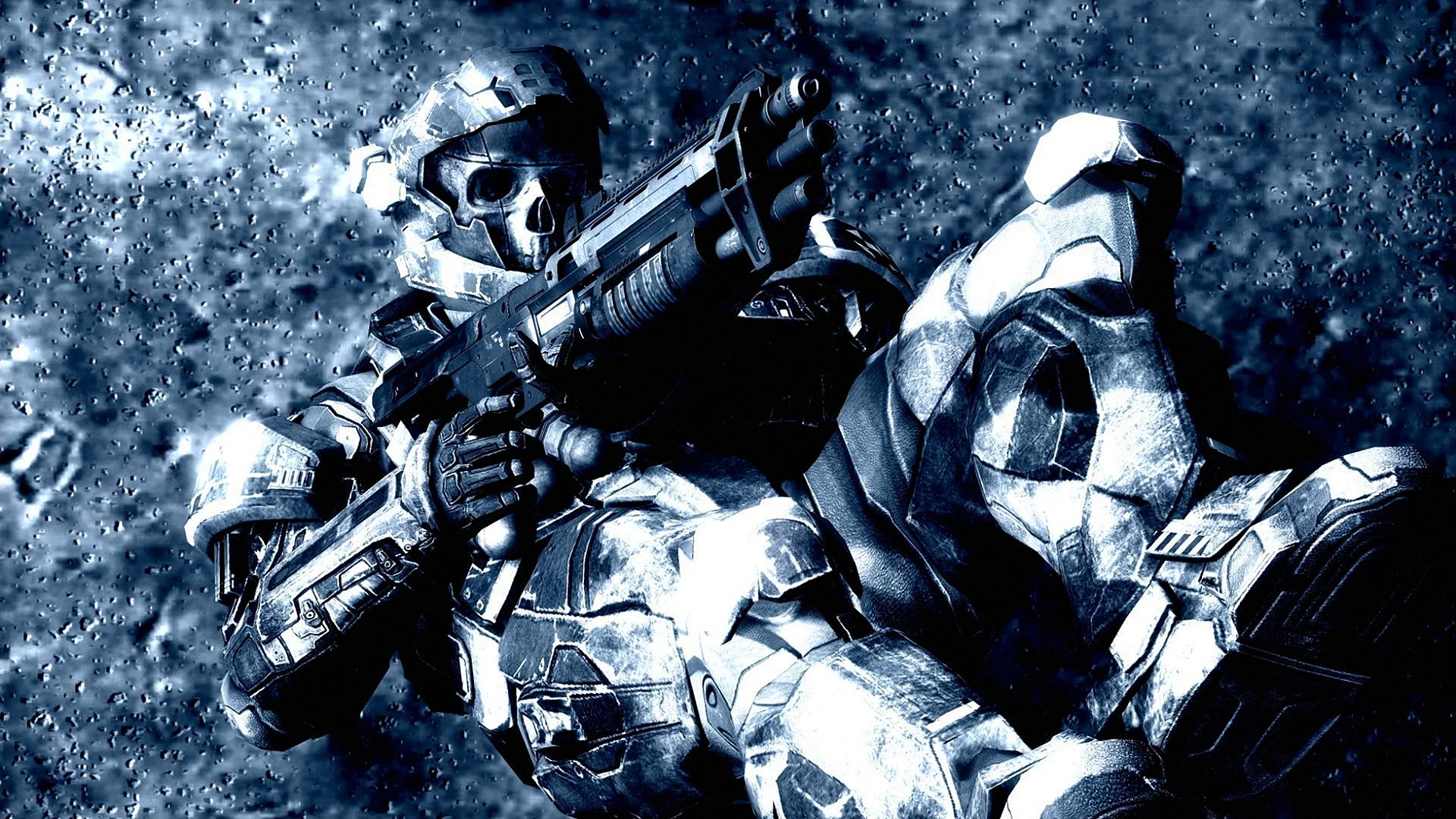 Skull Soldier Scifi Wallpaper