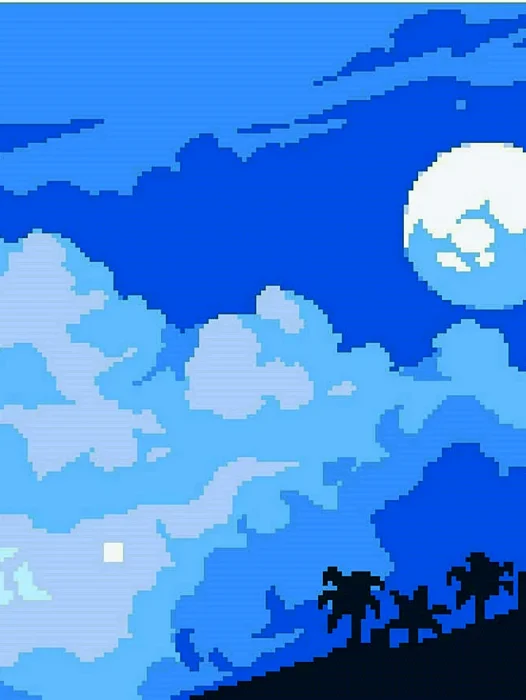 Sky Pastel Pixel Wallpaper