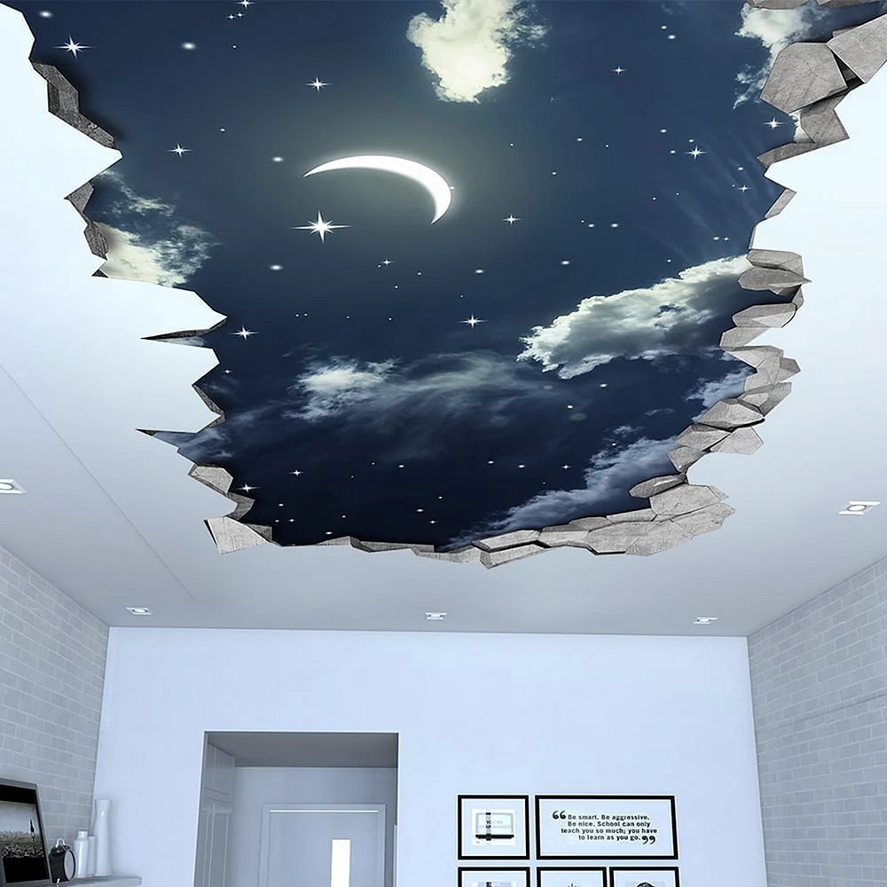 Sky Ceiling 3D Wallpaper