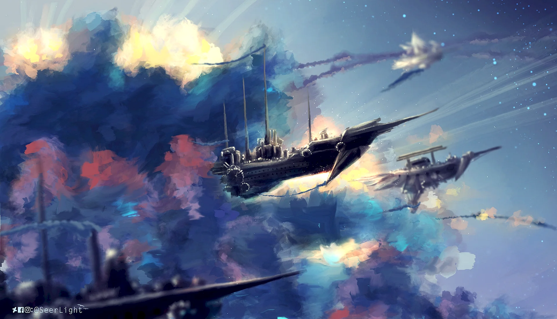 Skyship Wallpaper