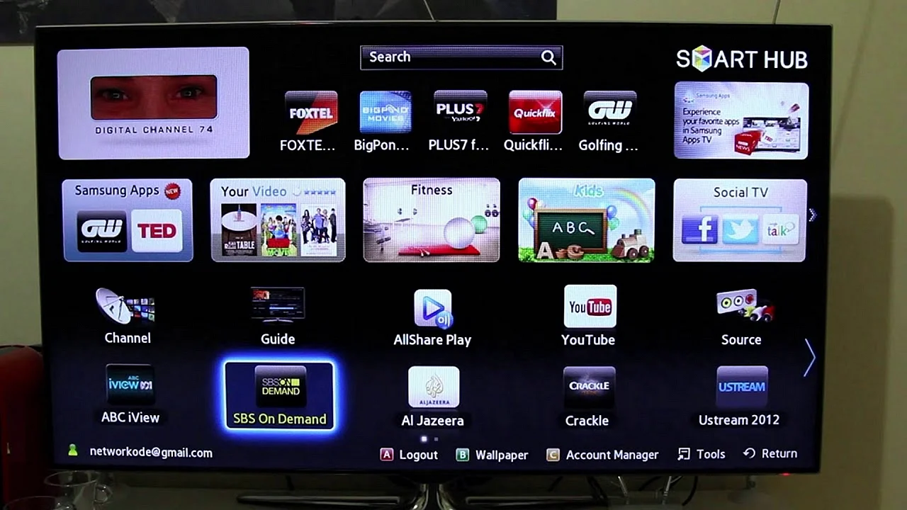 Smart Tv Samsung Wallpaper