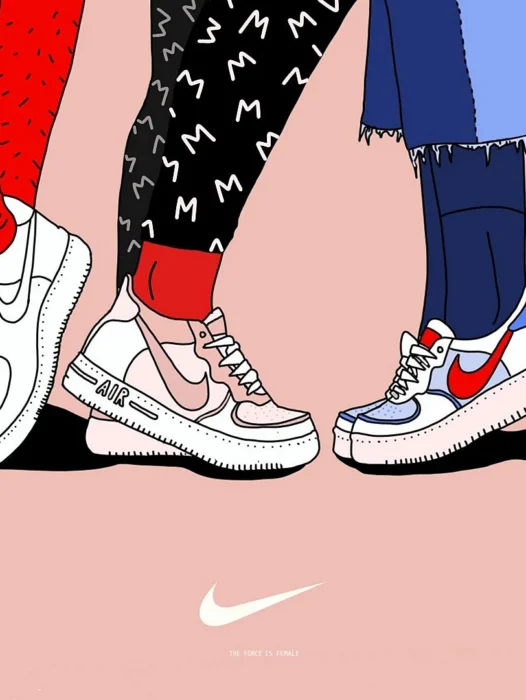 Sneaker Nike Illustration Wallpaper