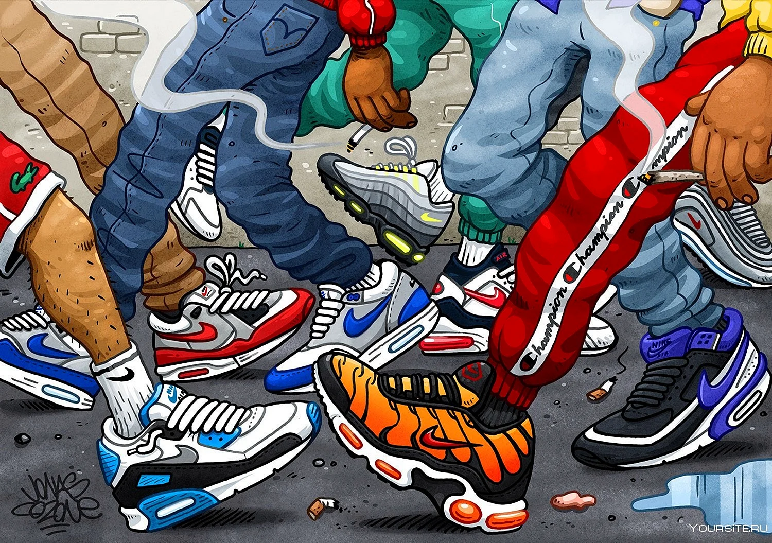 Sneakers Art Wallpaper