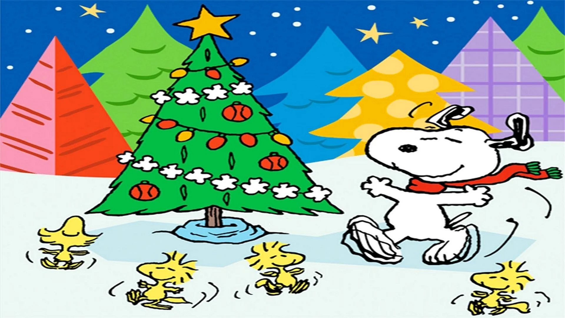 Snoopy Christmas Wallpaper