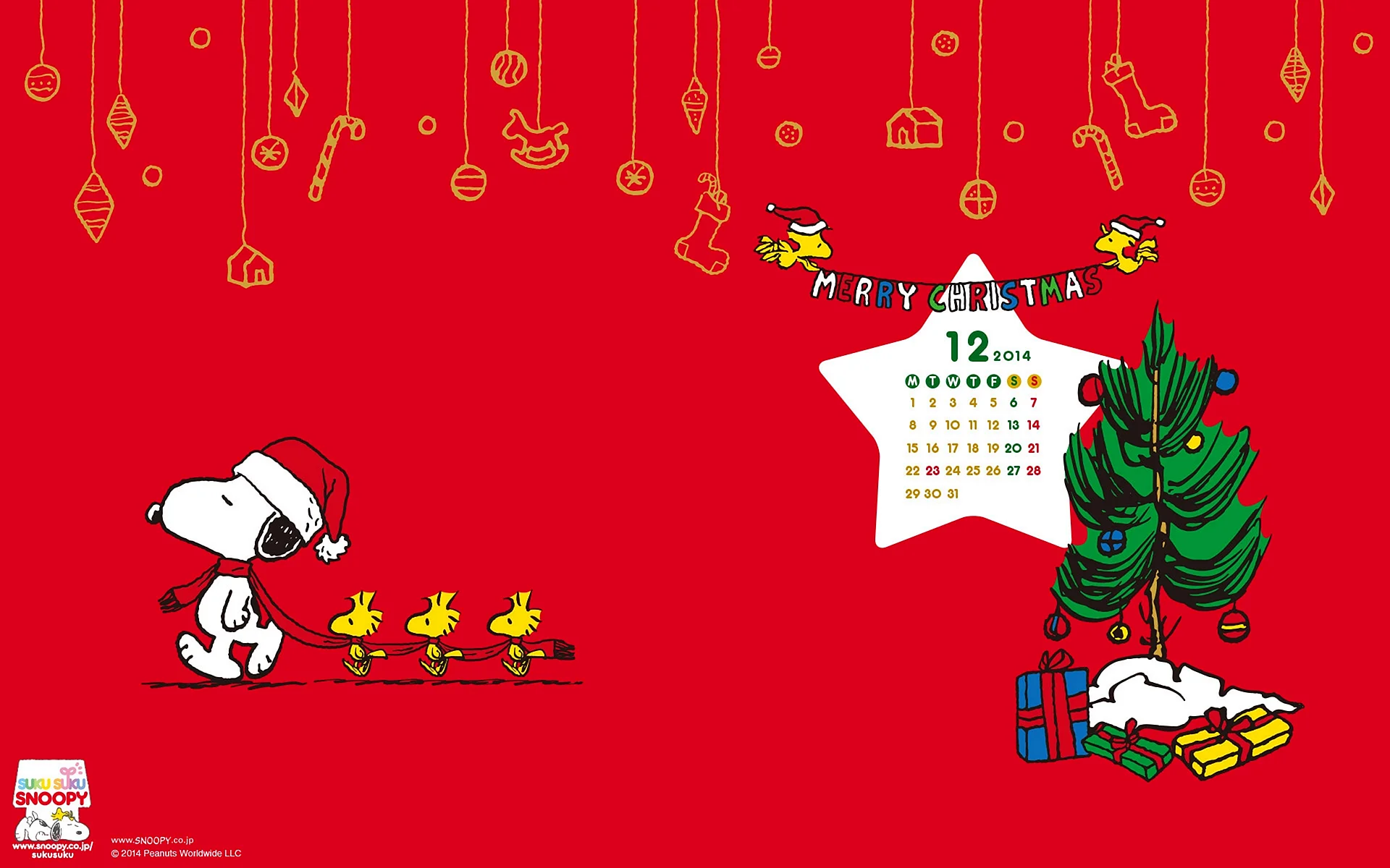 Snoopy Christmas Wallpaper