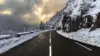 Snow Mountain Road Wallpaper