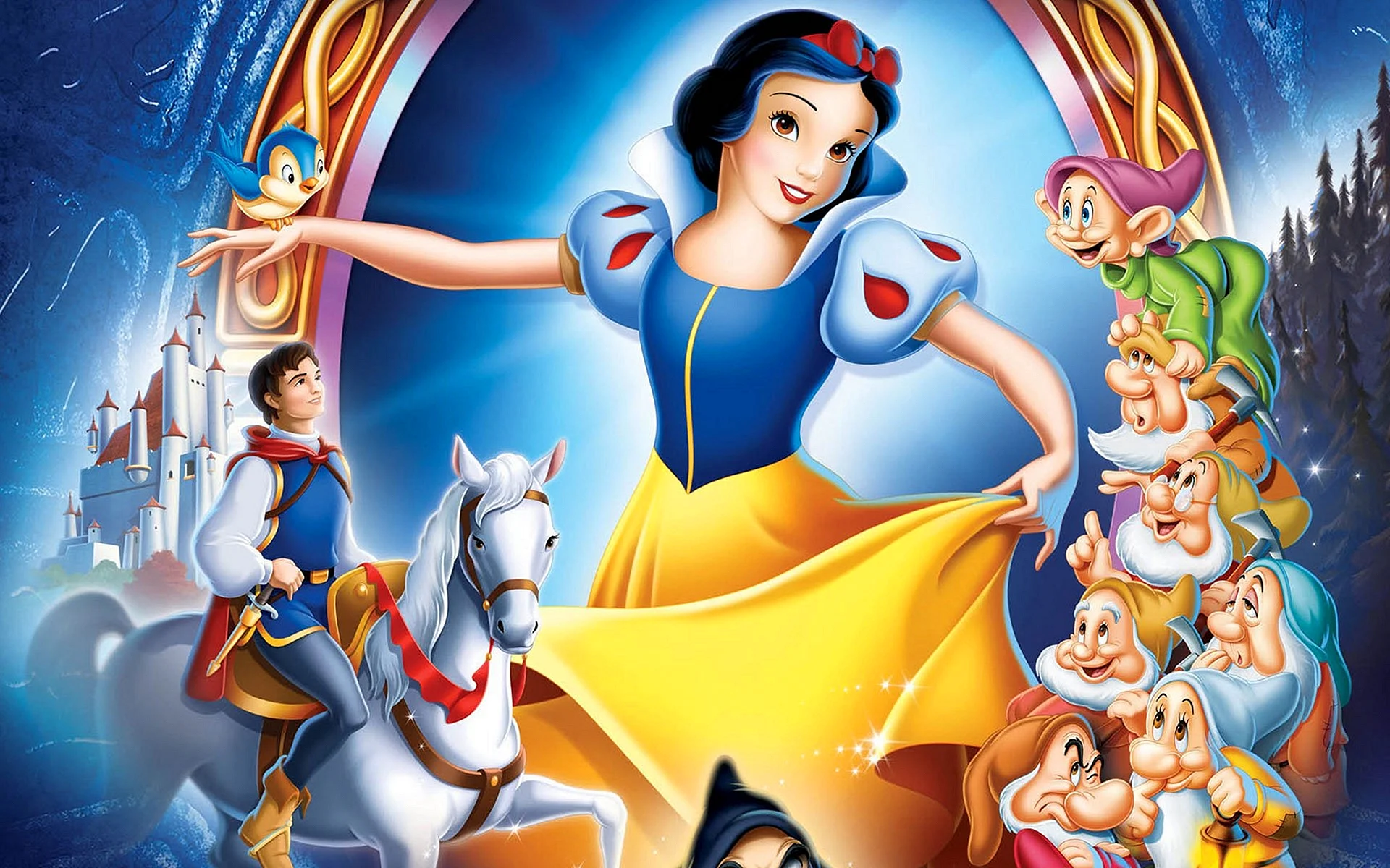 Snow White And The Seven Dwarfs Wallpaper