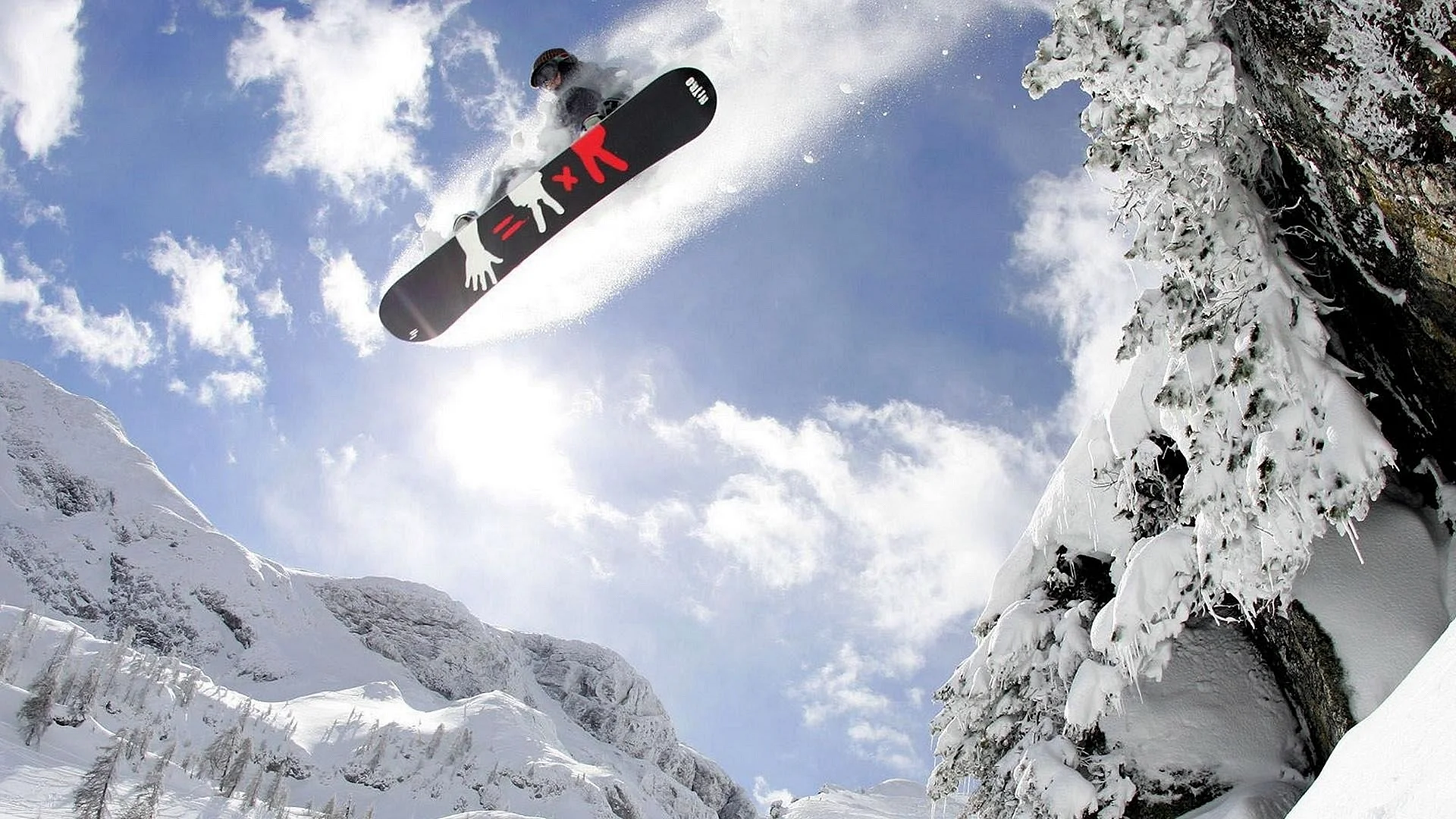 Snowboard Jump Wallpaper