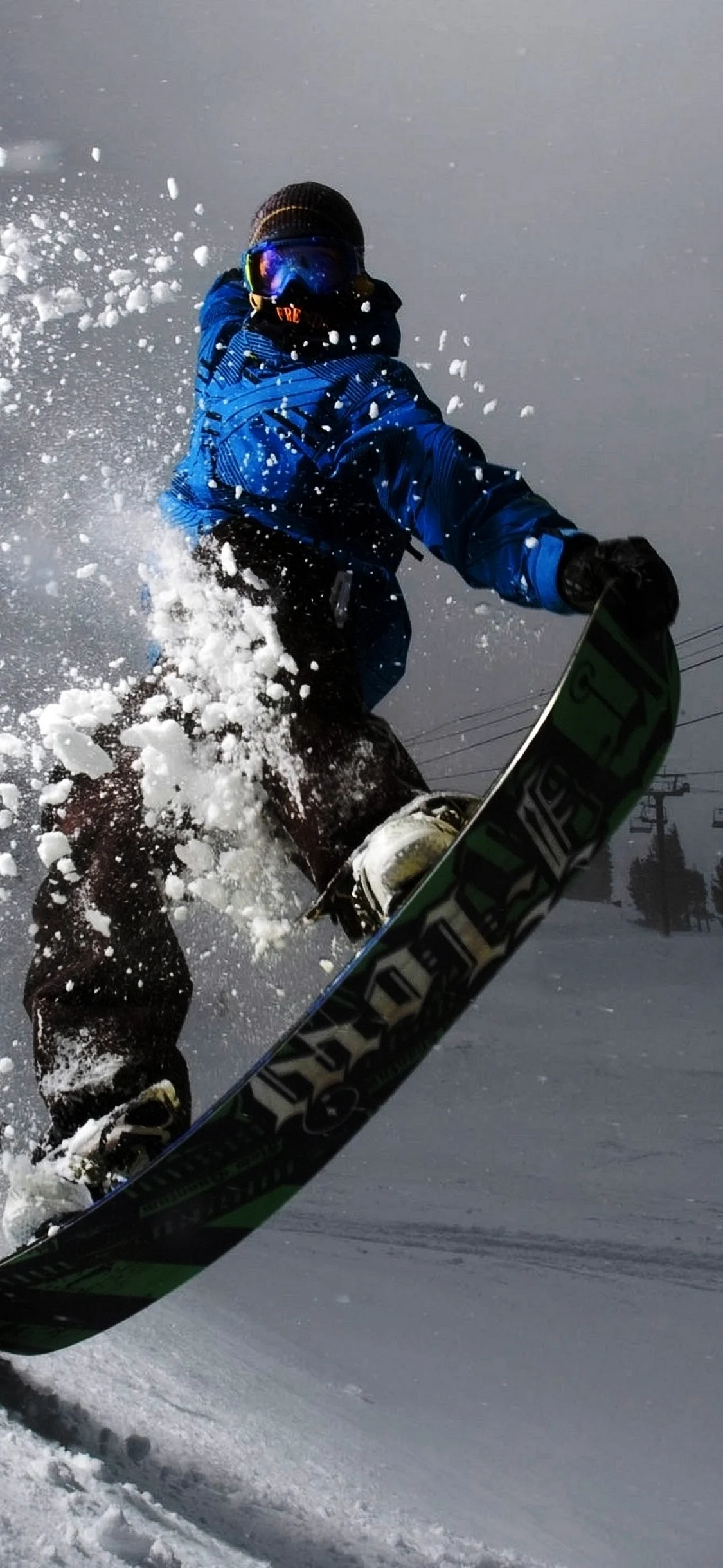 Snowboarding Burton Wallpaper for iPhone 11 Pro