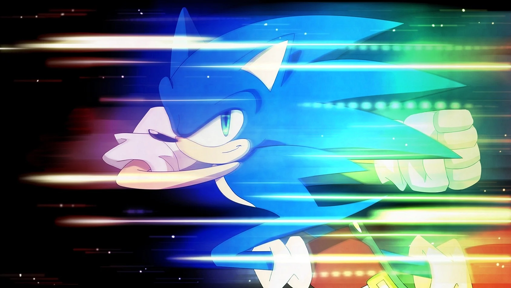 Sonic Neon Wallpaper