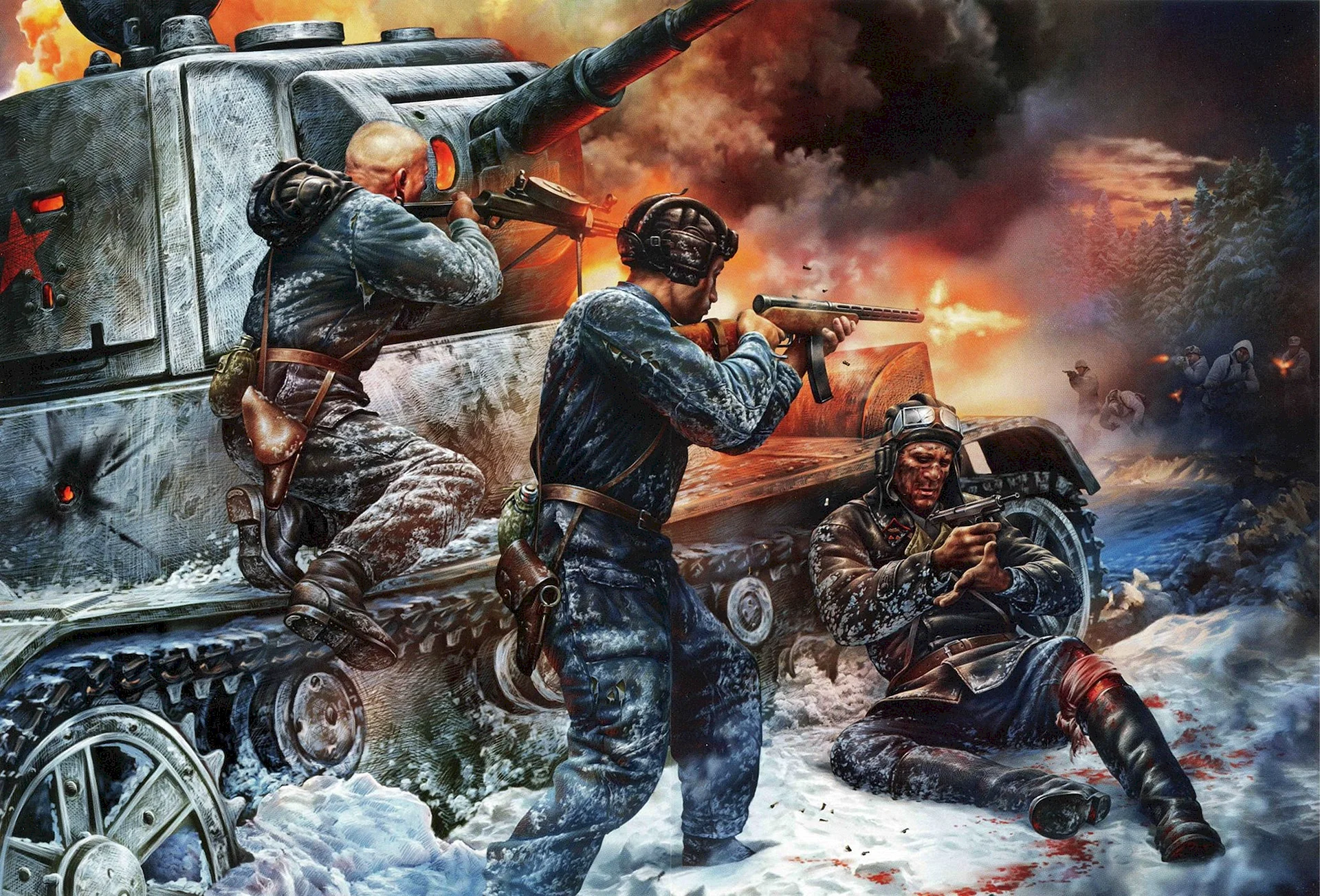 Soviet Army Art Wallpaper