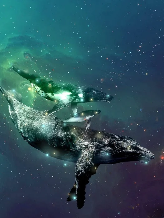 Space Whale Wallpaper