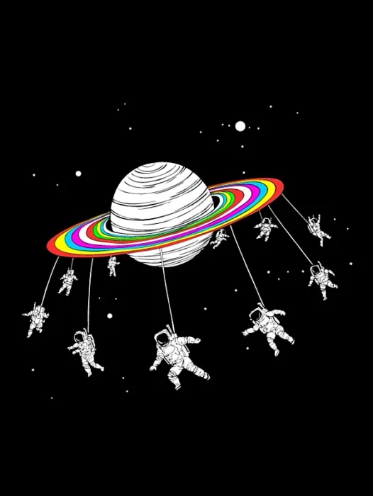 Space Illustration Wallpaper