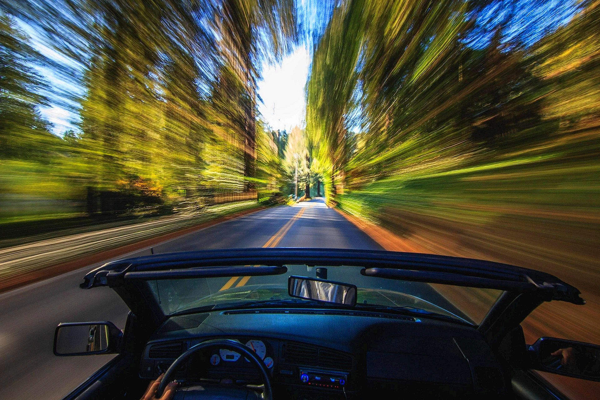 Speed Driving Wallpaper