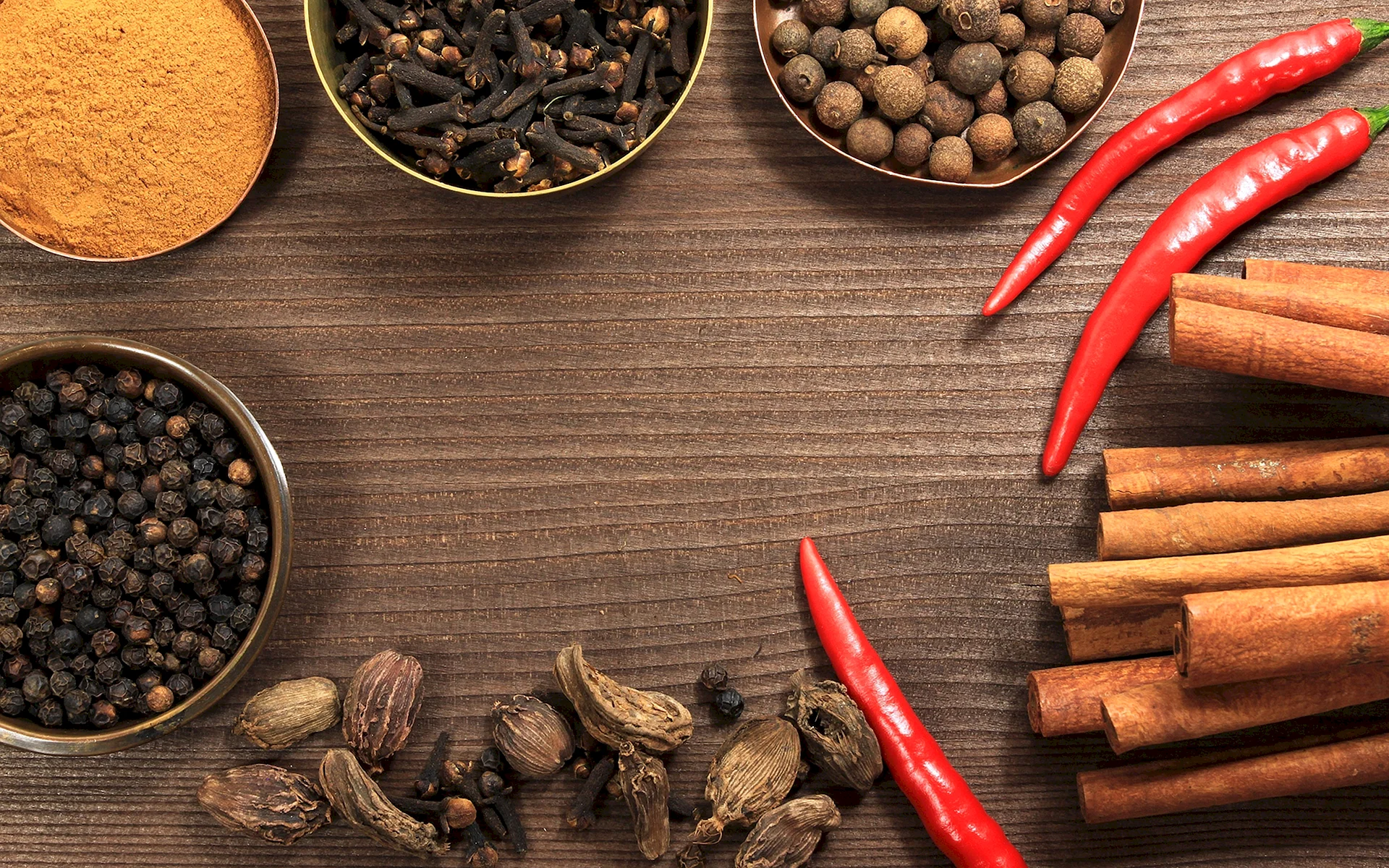 Spices And Grains Wallpaper
