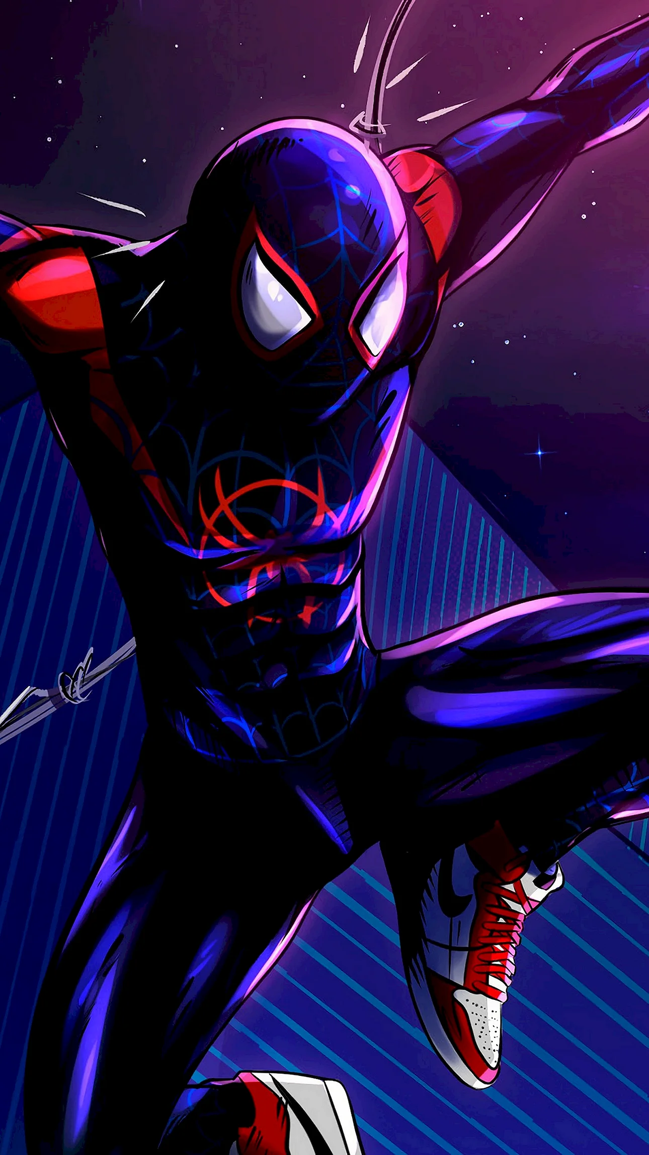 Spider Man Miles Morales Wallpaper For iPhone