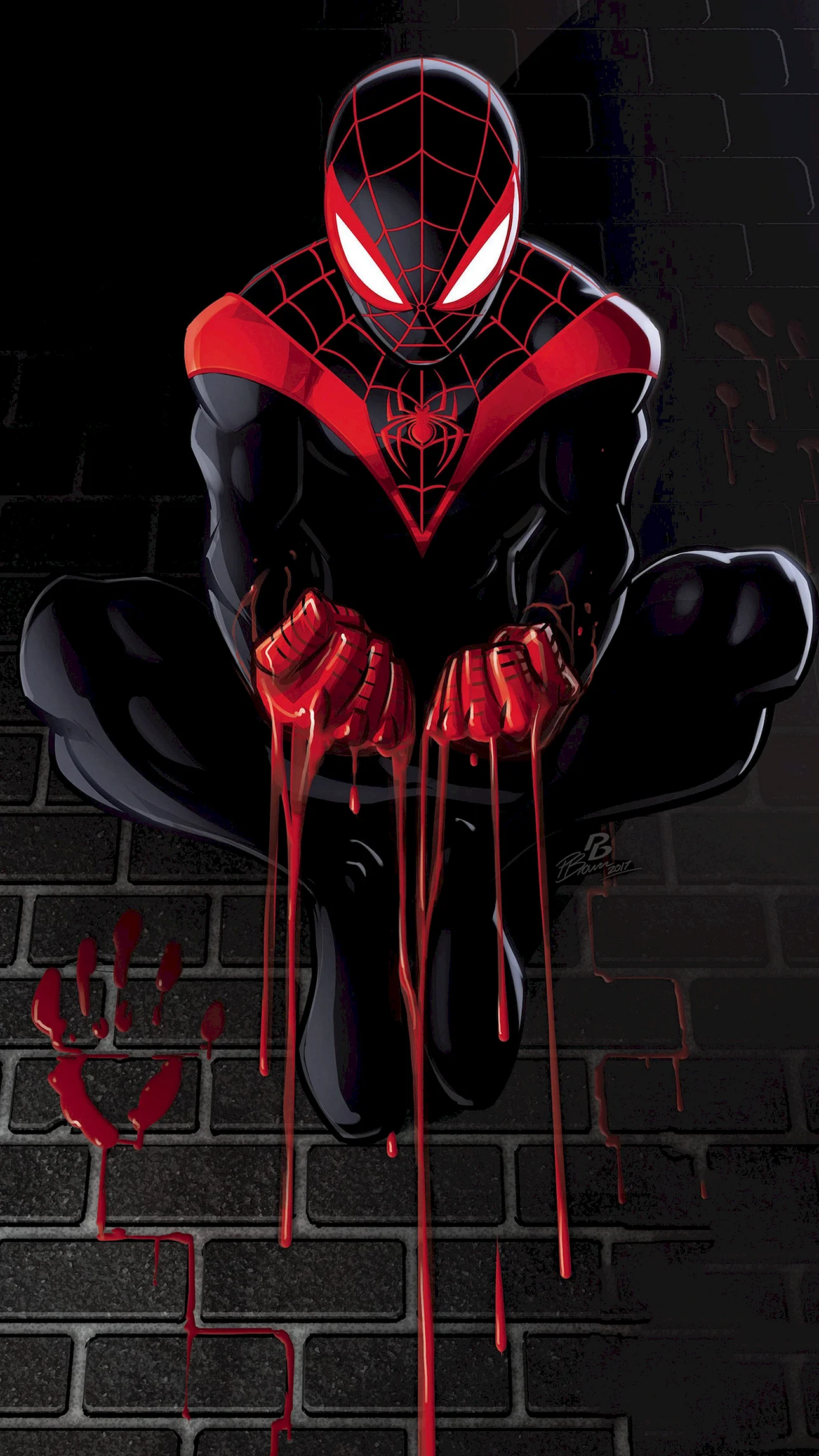 Spider Man Miles Morales Wallpaper For iPhone