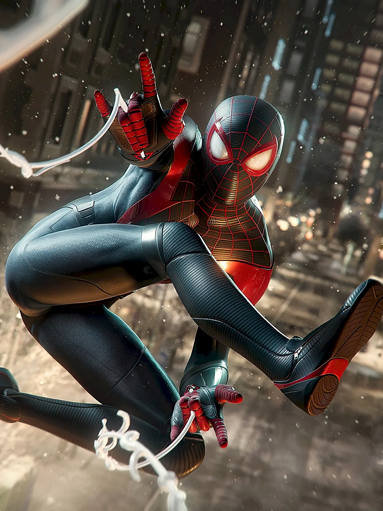 Spider Man Miles Morales Wallpaper For iPhone