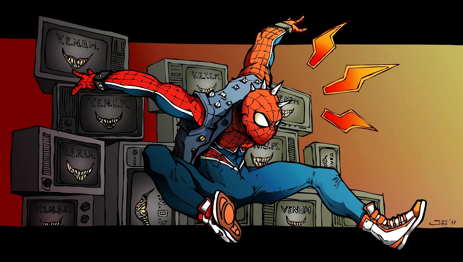 Spider Punk Wallpaper