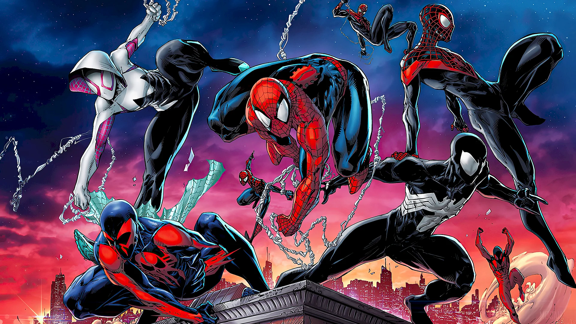 Spider-Man 2099 Spider-Verse Wallpaper