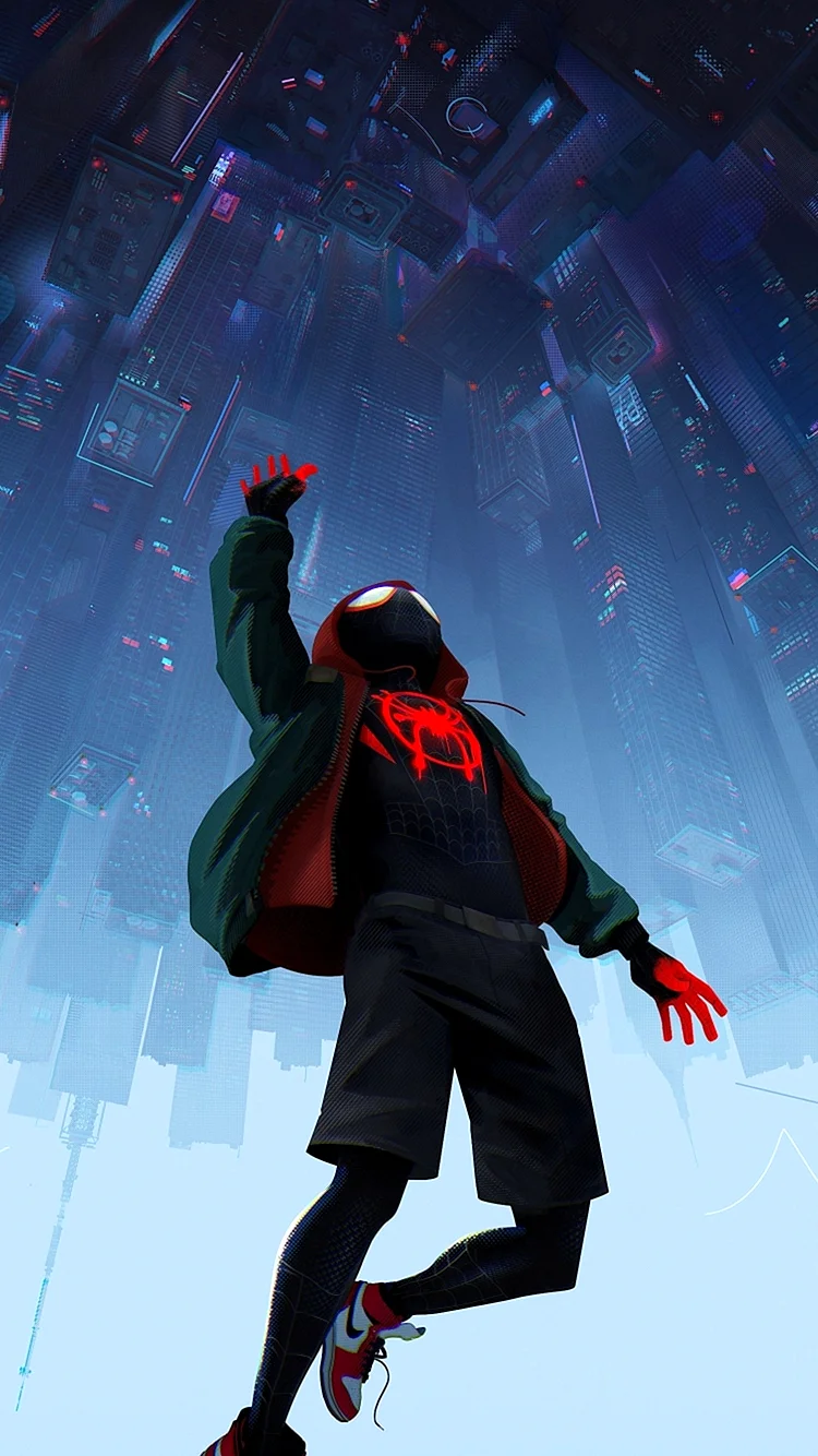 Spiderman Into The Spider Verse Wallpaper for iPhone SE 2020