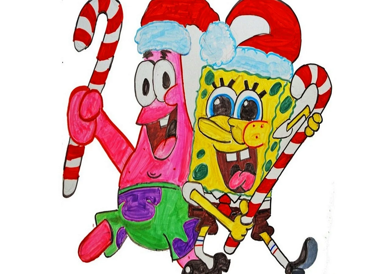 Spongebob Christmas Wallpaper