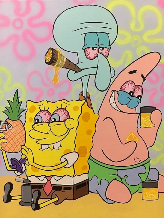 Spongebob Hippie Wallpaper