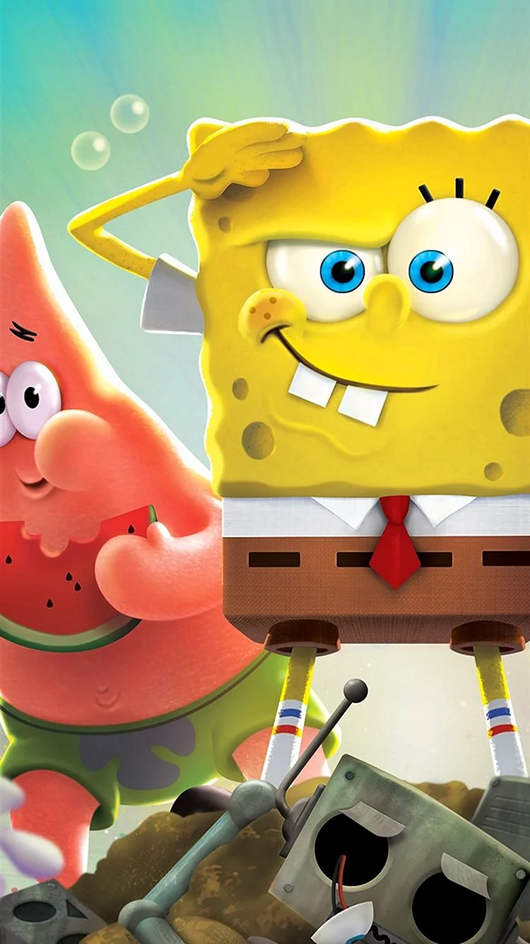Spongebob Squarepants Battle For Bikini Bottom Wallpaper For iPhone