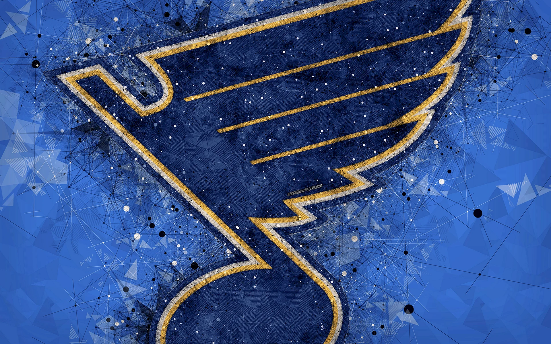 St. Louis Blues Logo Art Wallpaper