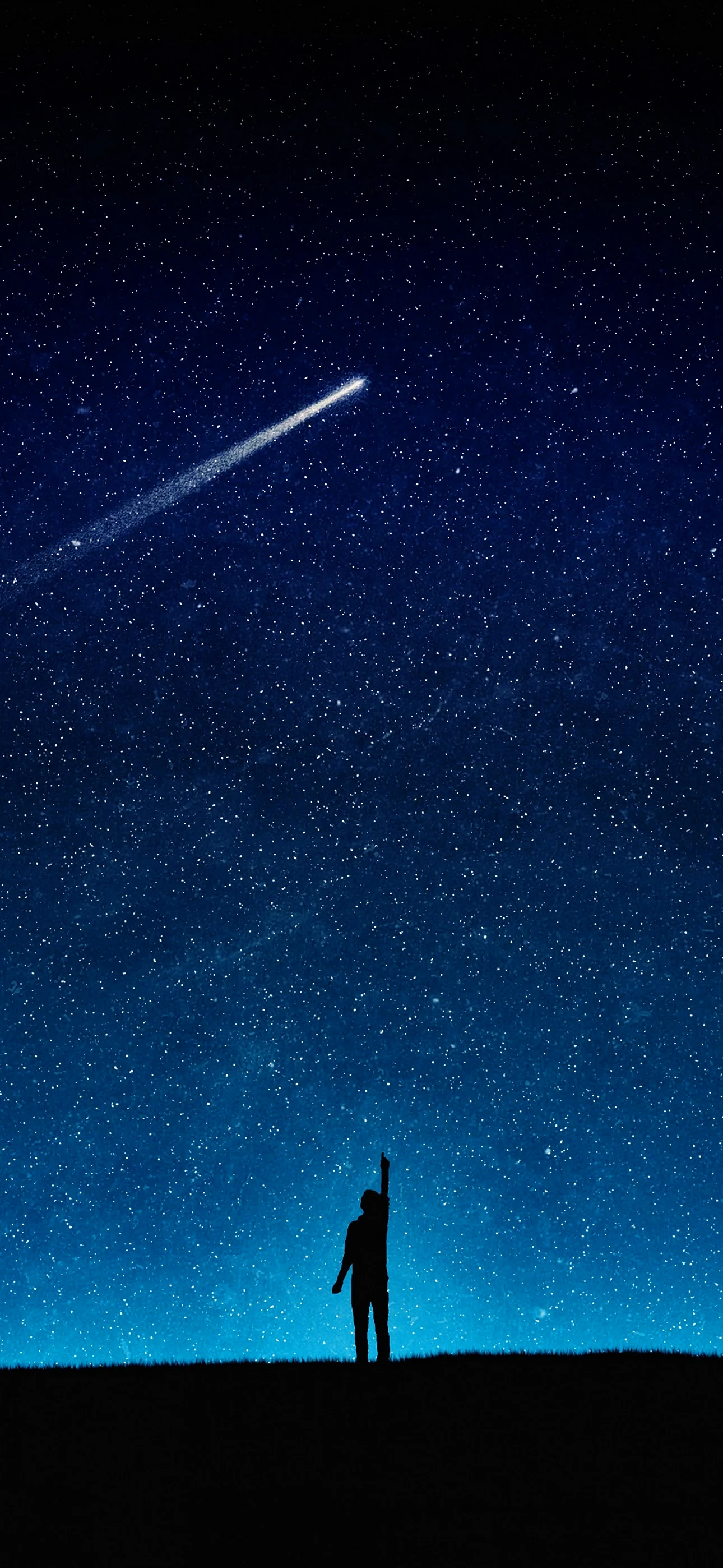 Star Fall Wallpaper for iPhone 14 Pro Max