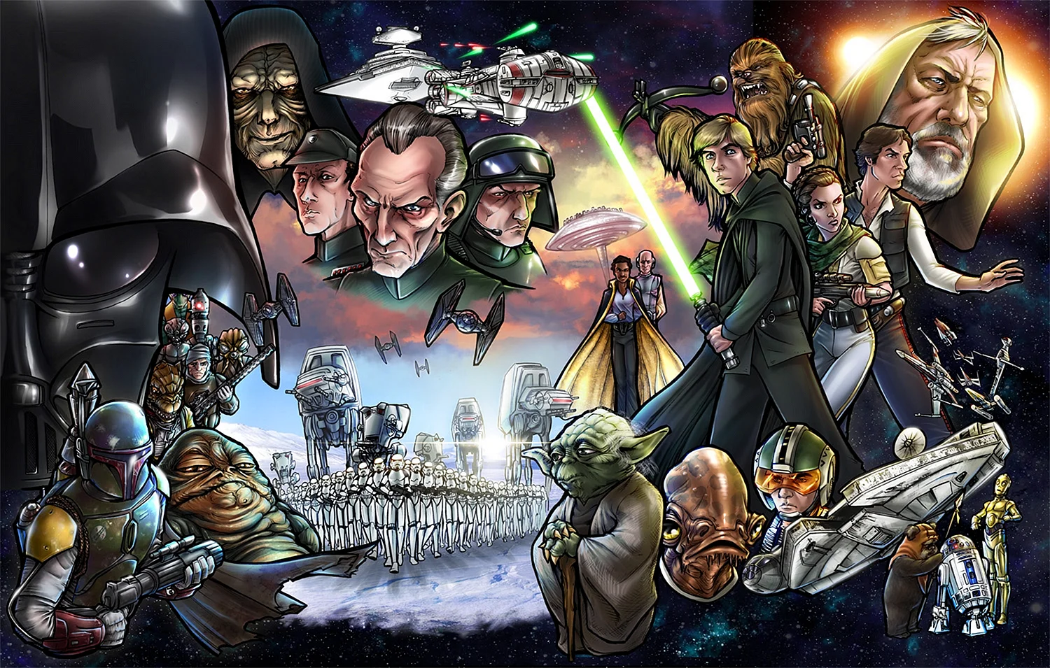 Star Wars Art Wallpaper
