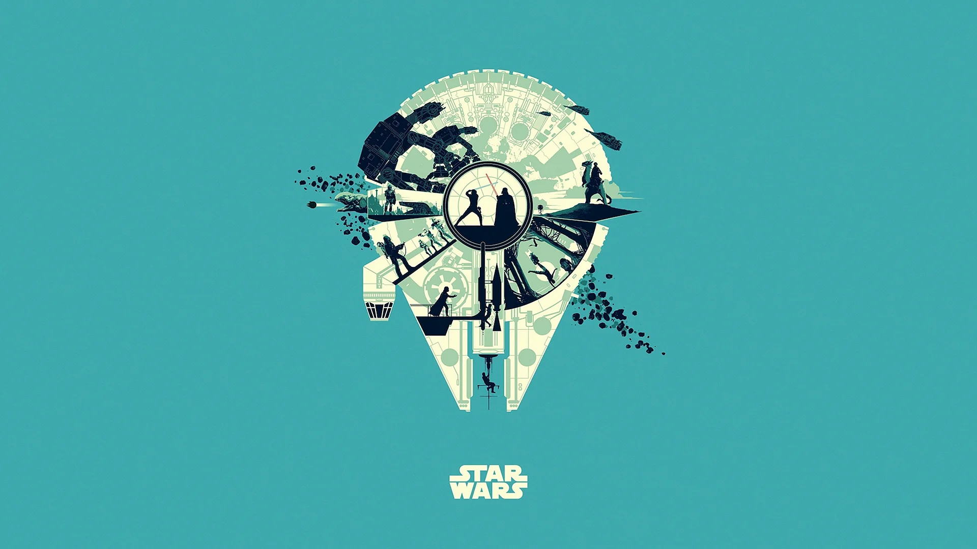 Star Wars Minimalistic Wallpaper