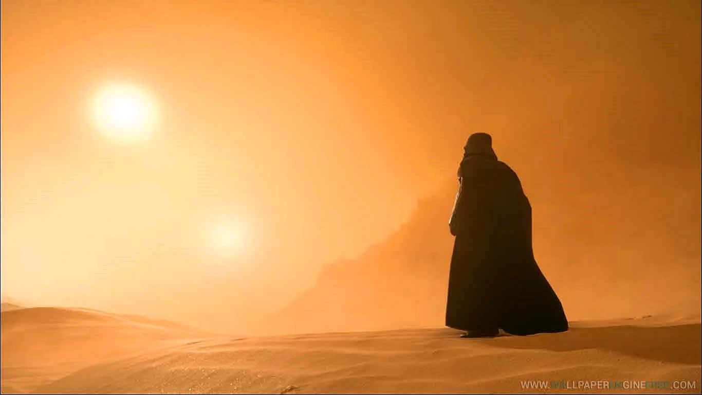 Star Wars Tatooine Darth Vader Wallpaper