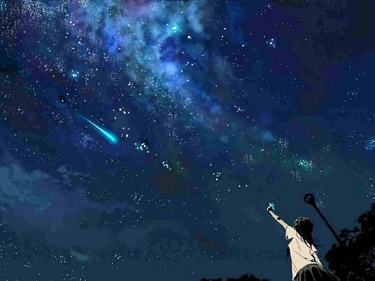 Starry Night Anime Wallpaper