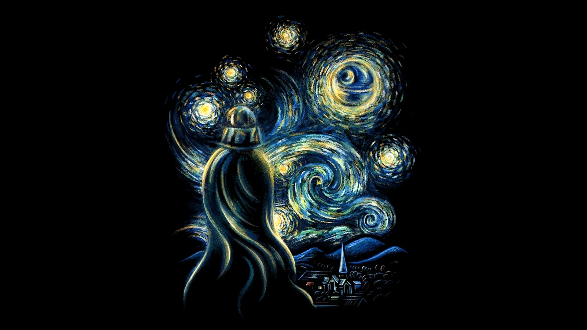 Starry Night Van Gogh Wallpaper